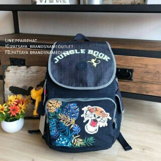 KIPLING CITY PACK DISNEY’S JUNGLE BOOK MEDIUM BACKPACKแท้💯💯💯outlet