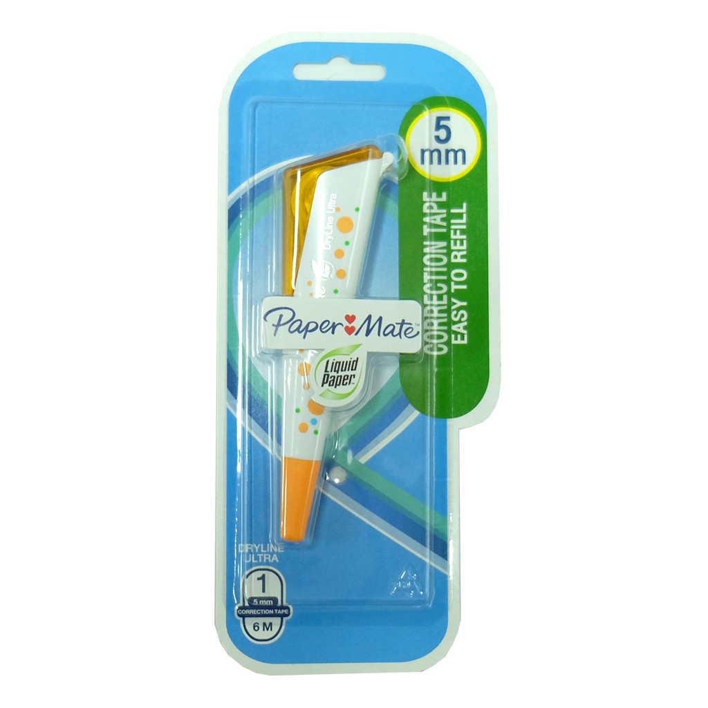 เทปลบคำผิด ยาว 6-8.5ม. ตรา Paper Mate dryline ทุกรุ่น