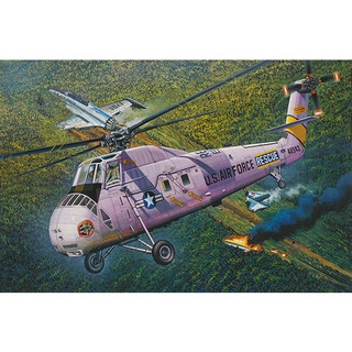 พลาสติก โมเดล ประกอบ TRUMPETER สเกล 1/48 HH-34J USAF Combat Rescue (02884)