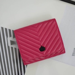 KEEP Chevron wallet bag (สีชมพู) (outlet)