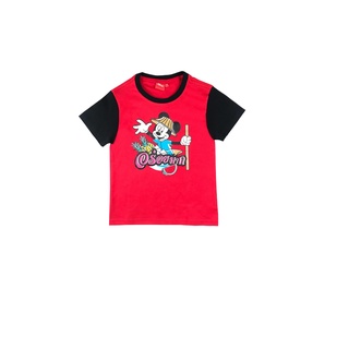 MICKEY :  เสื้อแขนสั้นเด็กผู้ชาย ลิขสิทธิ์แท้