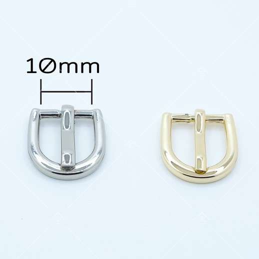 ปลีก/ส่ง.. (1ชิ้น) หัวเข็มขัด 1ซม. งานซิ้ง ชุบเกรดA ไม่ลอก ไม่ดำ (BK8144)