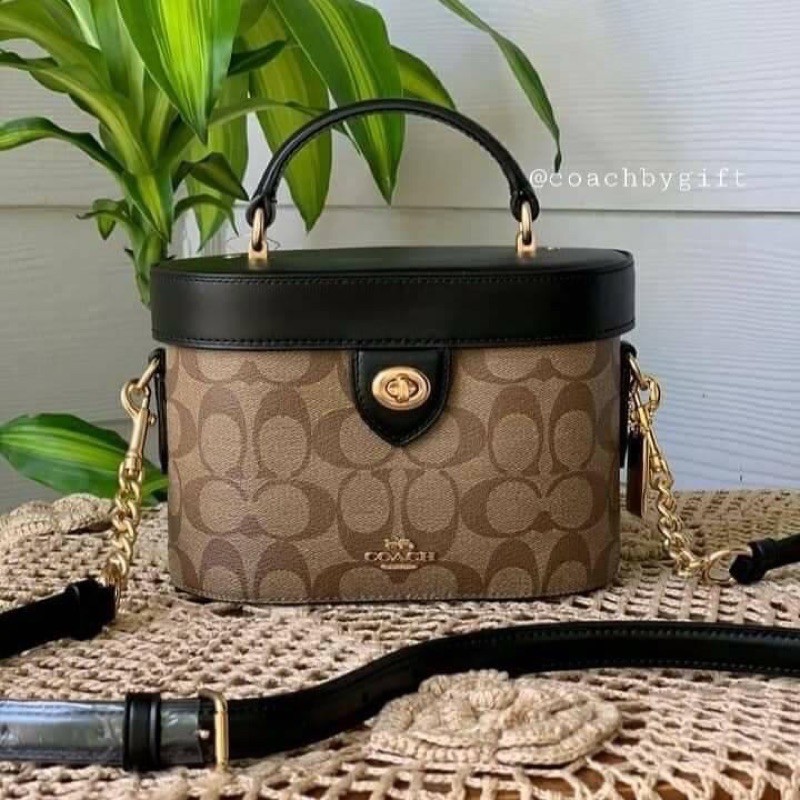 Coach ทรงถัง coach โค้ช สะพายข้าง Shopee Thailand