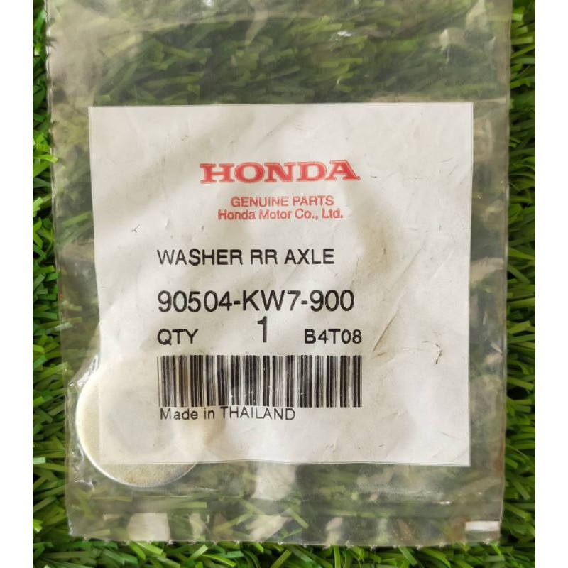 90504-KW7-900 แหวนรองเพลาล้อหลัง 12mm. Honda แท้ศูนย์