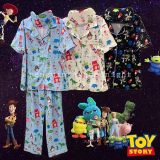 🌤 พร้อมส่ง ⚠️ ชุดนอนลาย ทอย สตอรี่ 🚀Toy Story✨ แขนสั้น/ขายาว