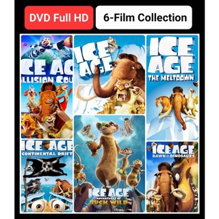 DVD ไอซ์เอจ ครบ 6 ภาค Ice Age 6-Film Collection #แพ็คสุดคุ้ม (ดูพากย์ไทยได้-ซับไทยได้)