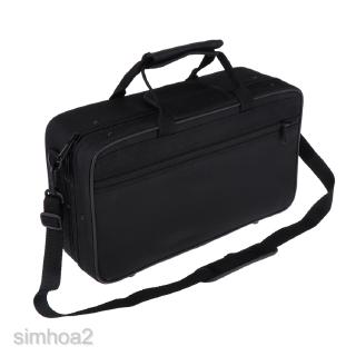 [SIMHOA2] Bb Clarinet Carrying Case Protectiove Storage Bb Flat Clarinet Shoulder Bag