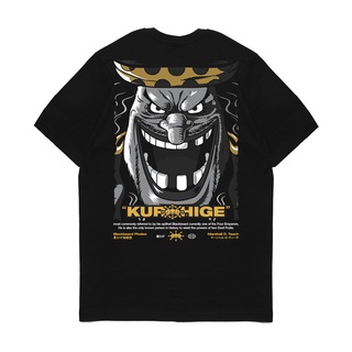 เสื้อยืดผู้ชาย เสื้อยืด ลายการ์ตูนอนิเมะวันพีช Kizaru KUROHIGE S-5XL