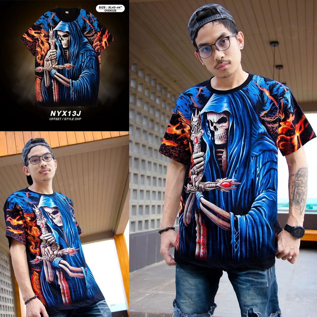 🎉 เสื้อยืดOPV Oversize 💢 Ovp ซาตาน สกรีนแน่นๆ สีออฟเซ็ต งานสกรีนกลืนกับเนื้อผ้า ผ้าคอตตอน ใส่สบาย รห