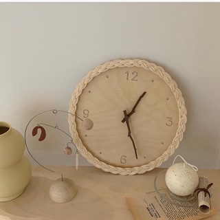  nnshop [พรีออเดอร์] Wall clock นาฬิกาติดผนัง สไตล์นอร์ดิก มินิมอล