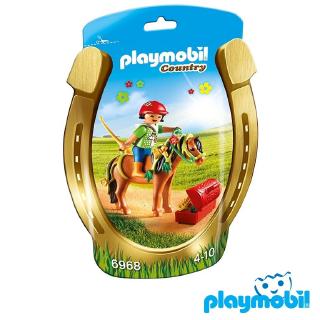 Playmobil 6968  Country Groomer with Bloom Pony แอ็คชั่นฟิกเกอร์  คันทรี เด็กเลี้ยงม้า และโพนี่บูม