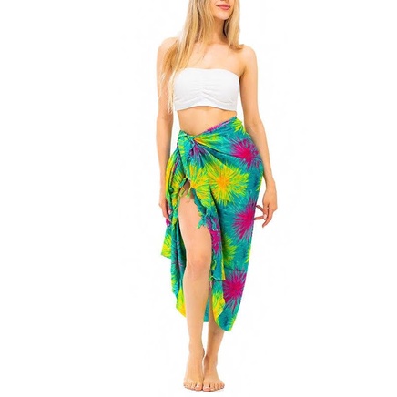 #sarongผ้าคลุมชุดว่ายน้ำไปเที่ยวทะเลชายหาดผืนใหญขนาด1.10*1.60ซม.พร้อมส่งทันทีเก็บปลายทางได้คะ - รูปที่ 3