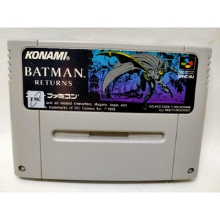 Batman return ตลับแท้ Japan เกมแนว ซุปเปอร์ฮีโร่ แบทแมนตลุยด่าน