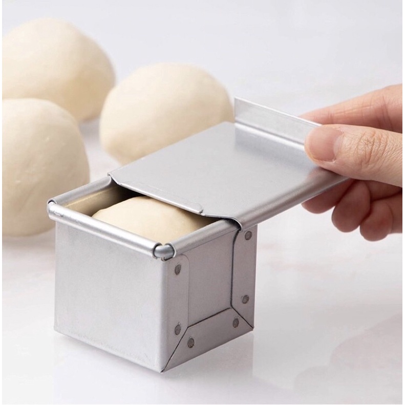 Endo Shoji WSY1801 Commercial Bread Pan with Lid, 2.0 inches (5 cm), Ulster, Made in Japan พิมพ์อบขน