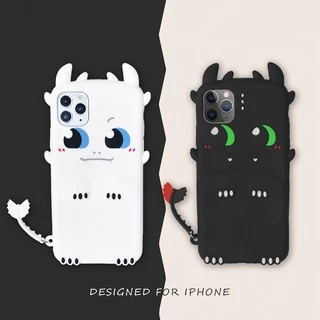 6 7/8plus การ์ตูนมังกรเทรนเนอร์ 17pro max 16pro 16 plus 12mini 13mini 11pro 13PRO 12ProMax น่ารัก iphone กรณีซิลิโคนโทรศัพท์มือถือกรณี X XS XR XS Max 14 15pro max ปกอ่อน