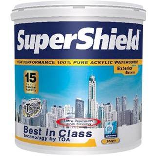   สีน้ำทาภายนอก TOA SUPERSHIELD ADVANCE BASE A ด้าน 2.5GL