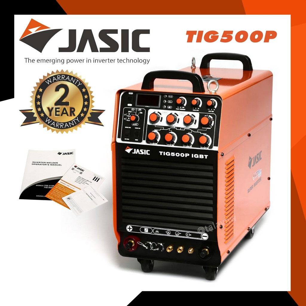 ตู้เชื่อม เครื่องเชื่อม JASIC TIG500P (W302)IGBT(TIG/MMA)