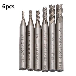 End Mill เครื่องมือดอกมิลลิ่ง 2-6 มม . Cnc