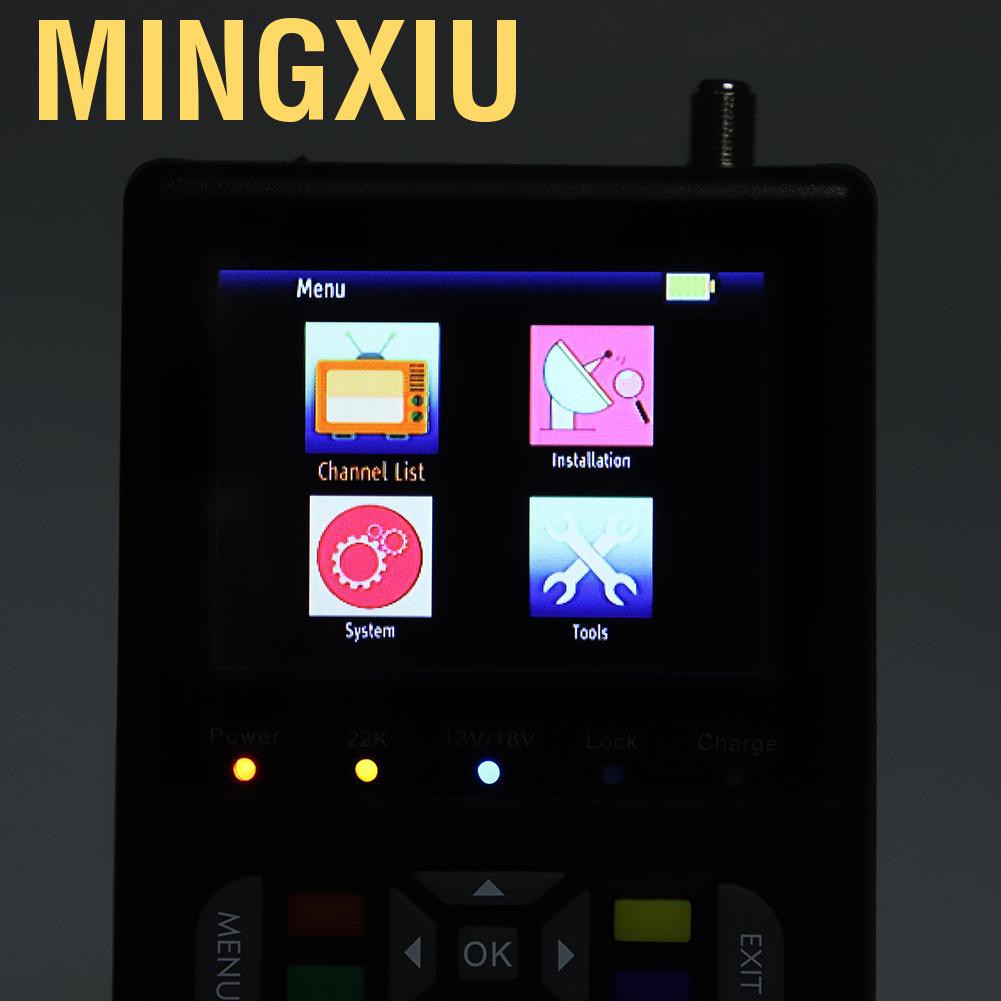 Mingxiu V9 3.5in LCD Color Screen DVB Digital Satellite Finder Signal