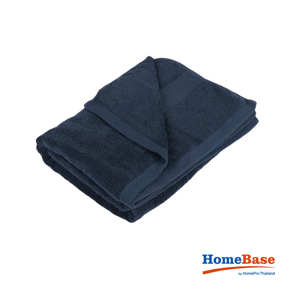 Homebase HLS TWILL ผ้าเช็ดตัวผ้าฝ้ายไทย W152.4xD0.5xH76.5 Cm สีเทา