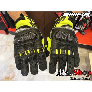 ถุงมือข้อกลาง SHIMA X-BREEZE 2 YELLOW FLUO นุ่มใส่สบาย