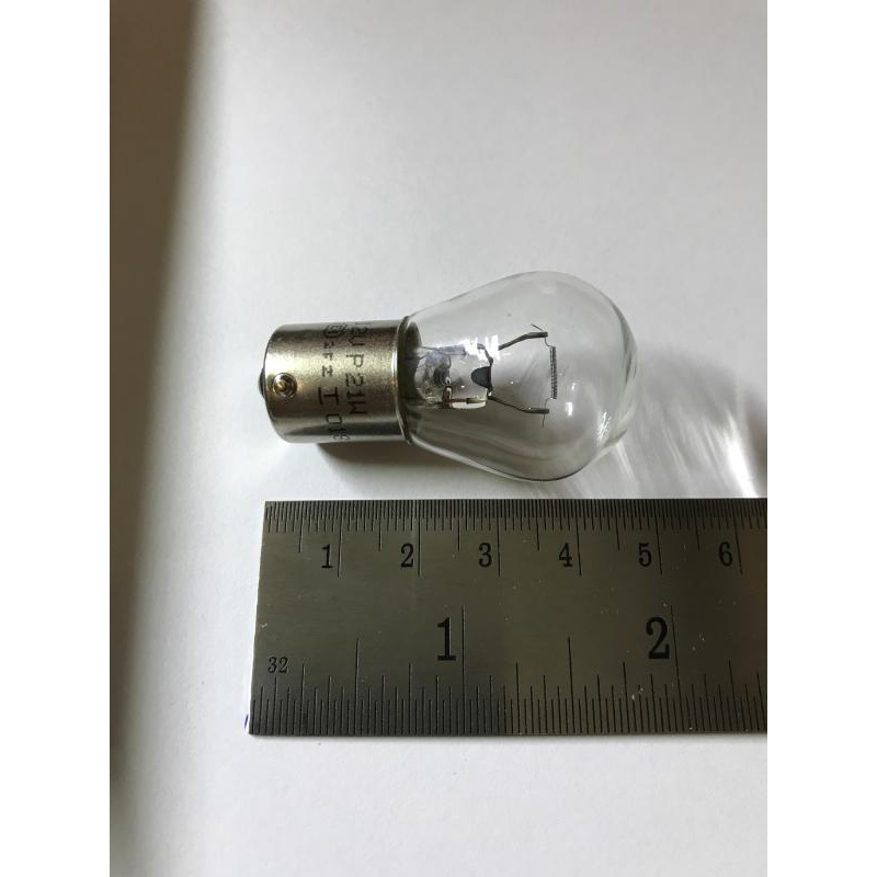 หลอดไฟรถยนต์ osram แท้  T20 แบบเขี้ยว 1 ไส้ P21w 12V 21w หรือ 2 ไส้ P21/5w 21/5w เลือกในตัวเลือก จำนวน 1 หลอด ราคา ถูกที่สุด ดีลบีเคเค แกลเลอรีภาพที่ 3