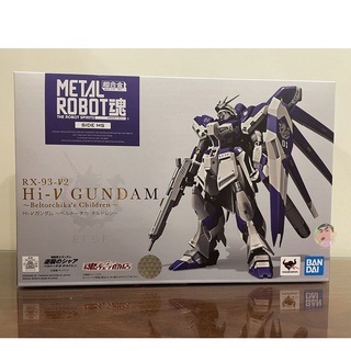 Bandai Gundam METAL ROBOT Limited RX-93-V2 Hi-V Gundam METAL สินค้าสำเร็จรูป โมเดล