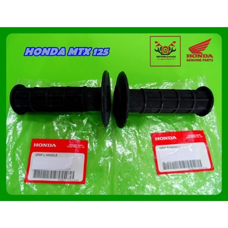 HONDA MTX125 HANDLE GRIP RUBBER "BLACK" "GENUINE PARTS" // ปลอกมือ ปลอกแฮนด์ สีดำ ของแท้ ฮอนด้าแท้