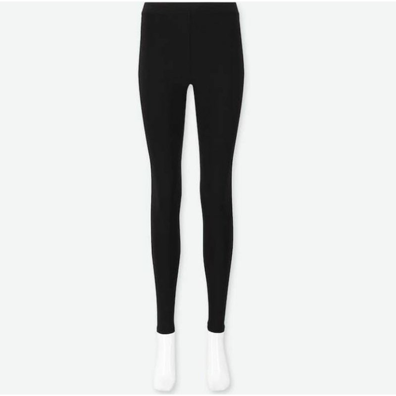 UNIQLO ORIGINAL JAPAN Heattech Extra Warm Leggings Size L (สีดํา) ผู้หญิง
