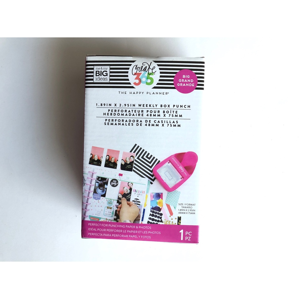 Me & My Big Ideas Big Grand Create 365 Happy Planner Big Weekly Box Punch