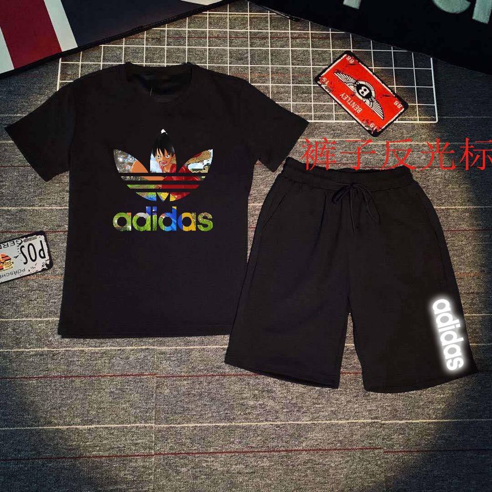 Adidasอาดิดาสคลาสสิกแขนสั้นนำเข้าผ้าฝ้ายสบายระบายอากาศของแท้ Adidasอาดิดาสคลาสสิกแขนสั้นนำเข้าผ้าฝ้ายสบายระบายอากาศของแท้