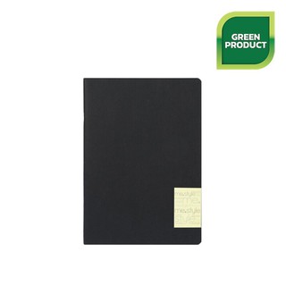 สมุดปกอ่อนมีเส้น B5 ดำ 40 แผ่น/เล่ม ME.STYLE S001-B5R Black paper cover book B5, 40 sheets / book, ME.STYLE S001-B5R