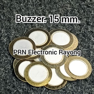 Piezo wier Buzzer บัซเซอร์ ลำโพง 15 mm. 2 ชิ้น