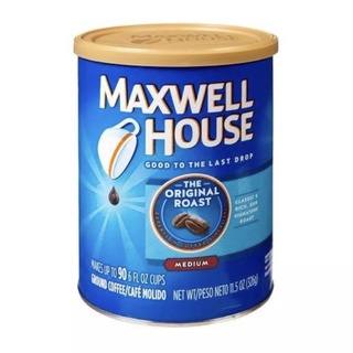 Maxwell House Coffee The Original Roast 326g แมกเวลล์ เฮาส์ กาแฟคั่วบด ระดับคั่วกลาง นำเข้าจากสหรัฐอเมริกา