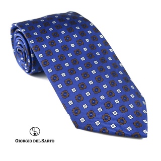 Giorgio Del Sarto Necktie Blue Fabric Texture เนคไทสีน้ำเงินมีเท็กเจอร์