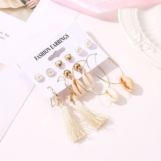 ตุ้มหูแฟชั่น ต่างหูแฟชั่น ตุ้มหูแบบเซ็ท หลากหลายรูปแบบ Women Earring, Fashion Earring