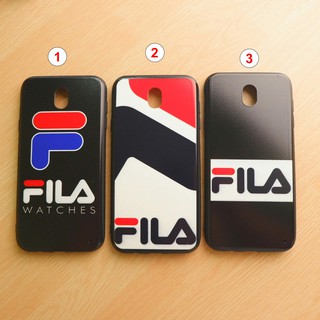 Samsung J2 pro / J4 plus / J5 pro / J7 pro เคสขอบนิ่มเส้นนูน FILA