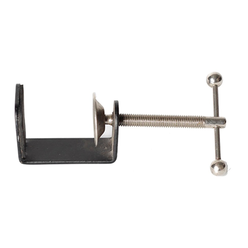 btsg C Shape Table Mount Clamp for Fittings Metal Desk Clip Hose Microphone Stand