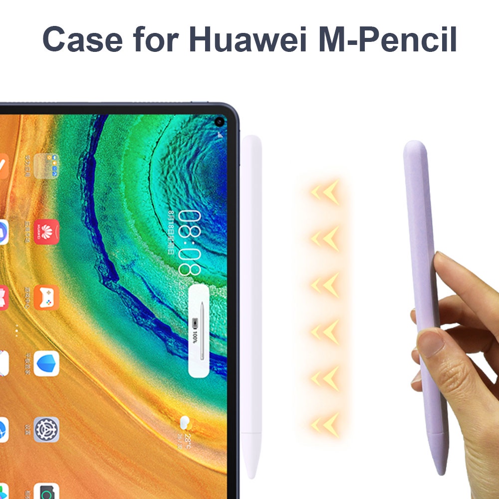 Anti lost Silicone For Huawei M-Pencil 1 2 Case Compatible For Huawei Matepad Pro Tablet Touch Pen Stylus Protective Sleeve Covers