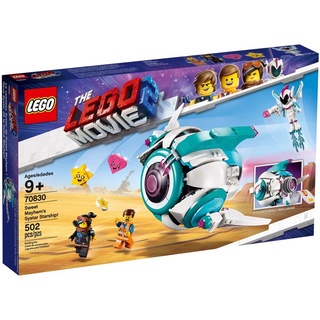 (สินค้า เลโก้ แท้/ใหม่) LEGO Movie 70830 Sweet Mayhem's Systar Starship