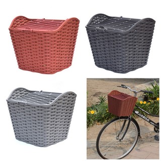 Buy 20% off Bicycle hand-woven rainproof and waterproof baskets, baskets, front baskets for bicycle storage box accessories