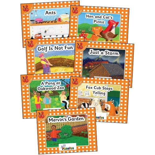 Jolly Phonics Orange Level Readers Complete Set (21 books/เล่ม) ชุดเริ่มต้นหัดอ่านแบบ Jolly phonics