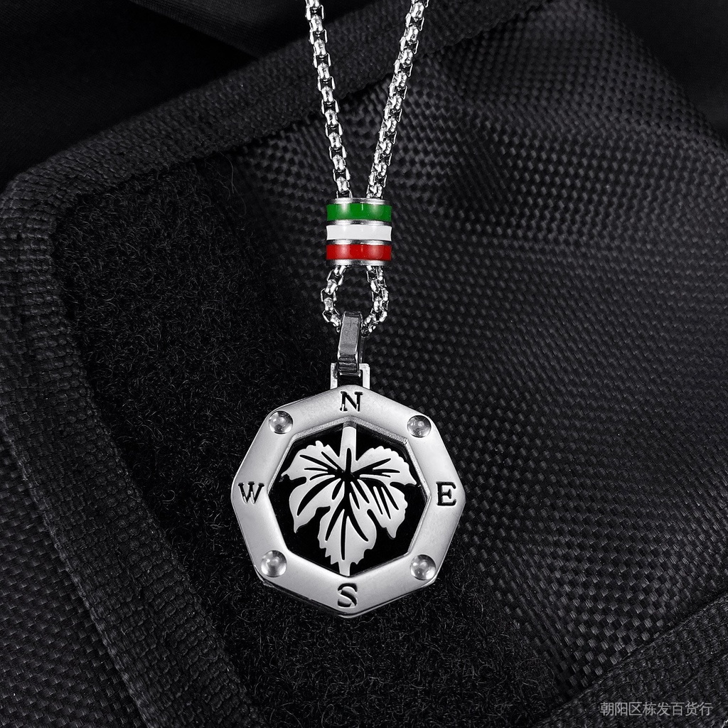 OPK เครื่องประดับ Cross-Border ยุโรปอเมริกันอินเทรนด์ออกแบบลูกปัดสร้อยคอแฟชั่น All-Match สแตนเลสจี้ใ