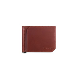 ZETTINO กระเป๋าสตางค์หนังแท้ Money Clip Wallet