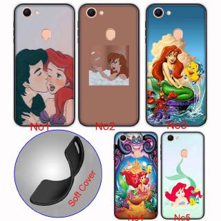 เคสโทรศัพท์มือถือซีลีโคน  ลายการ์ตูน Ariel little mermaid  สำหรับ   OPPO F1s F1 Plus F3 F5 F7 F9 F11 Pro