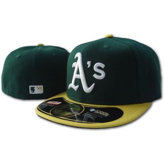 ใหม่ Era Mlb Oakland หมวกแก็ปสําหรับผู้ชายผู้หญิงสไตล์ฮิปฮอป 59 Fifty