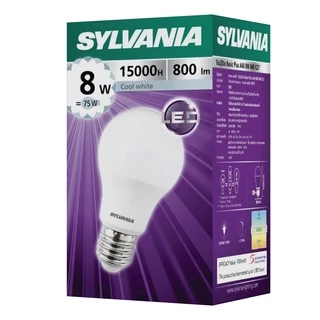 หลอดไฟ LED SYLVANIA ToLEDo Basic Plus A60 8W ขั้ว E27 (Daylight / WarmWhite) มี 3 แสงให้เลือก