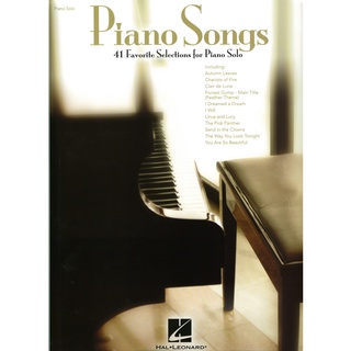 Piano Song: 41 Favorite Selections For Piano Solo