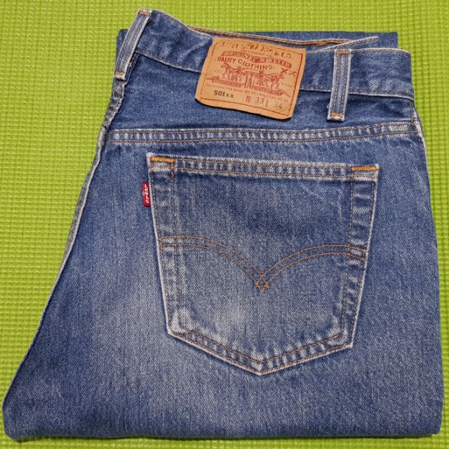 Levi's 501XX หมึกดำ USA ปี95 ป้ายซิลเวอร์