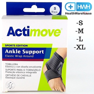 Actimove Ankle Support Elastic Wrap Around ที่รัดข้อเท้าแบบมีที่พัน (S,M,L)